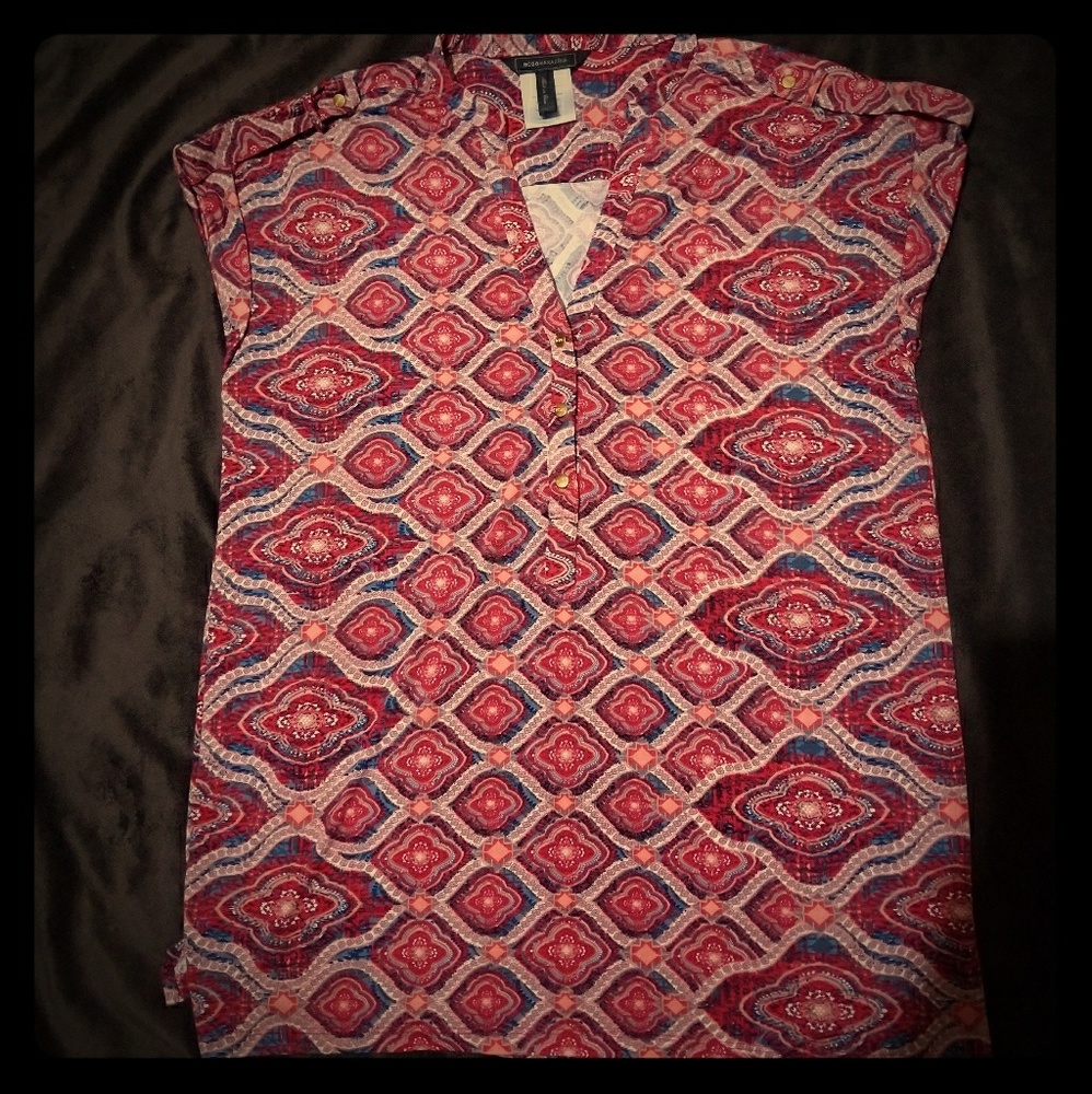 BCBG printed top